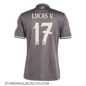 Real Madrid Lucas Vazquez #17 Maglia Gara Terza Repliche 2024-25 Maniche Corte